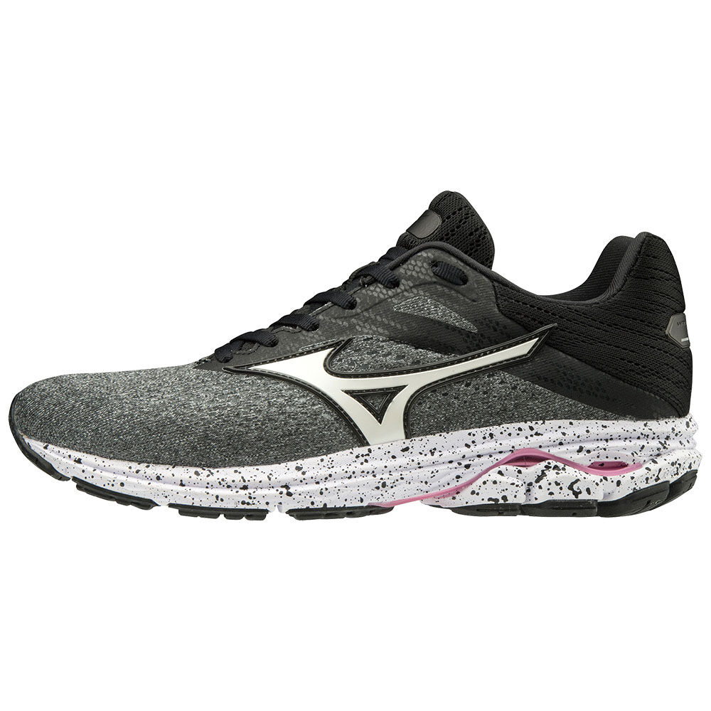 Tenis Para Correr Mizuno WAVE RIDER 23 Para Mujer Grises/Blancos/Negros 1942576-IS